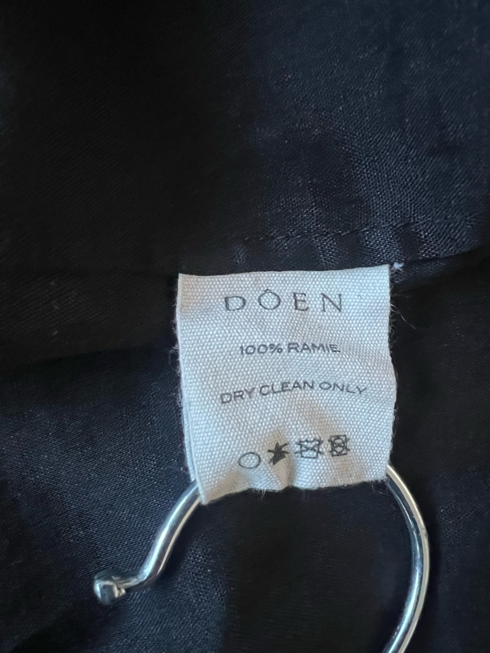 VGUC Doen Sarria Dress in Black Size Small - Picture 4 of 7